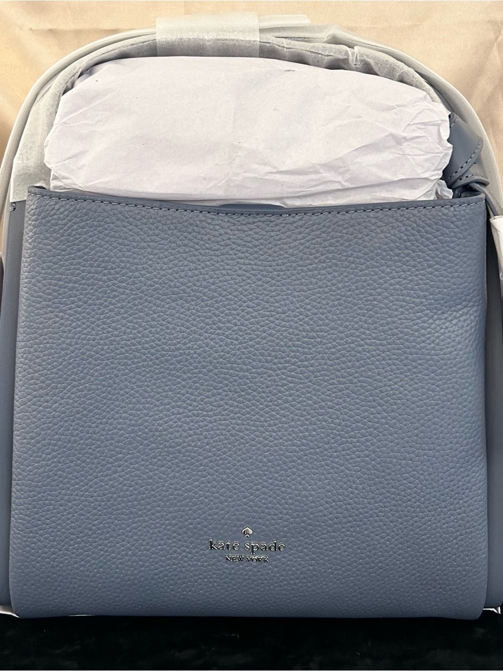 Kate Spade New York Pebbled Leather Convertible Carry All Crossbody